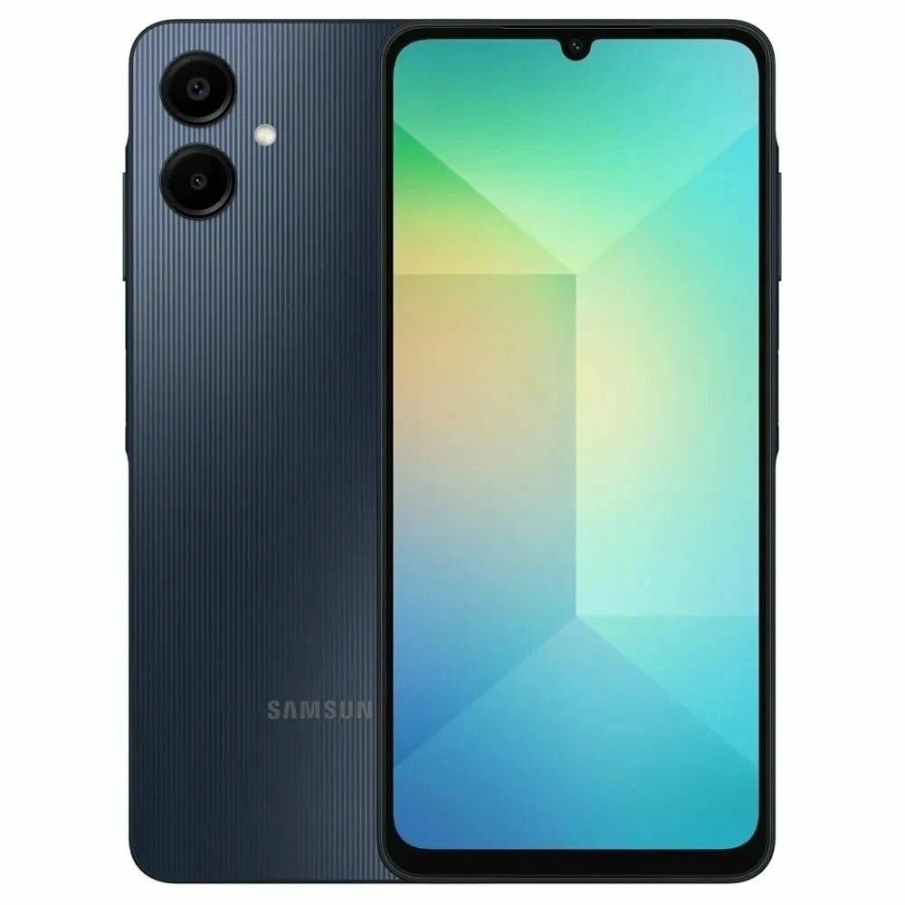 Смартфон Samsung Galaxy A06 SM-A065F 4+64Gb черный моноблок (SM-A065FZKDCAU)