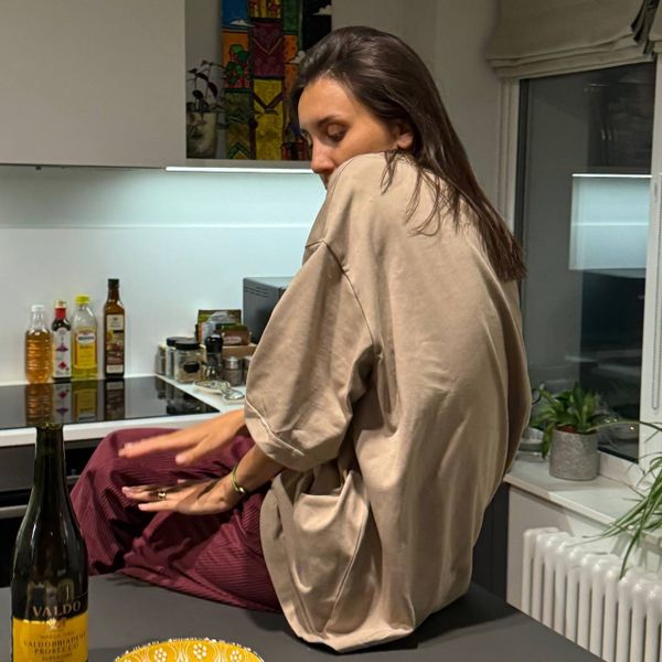 Футболка оверсайз #6 бежевая - фото 11