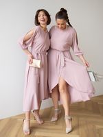 Платье Танго вдвоем (пудра) П15165-1М LT Collection