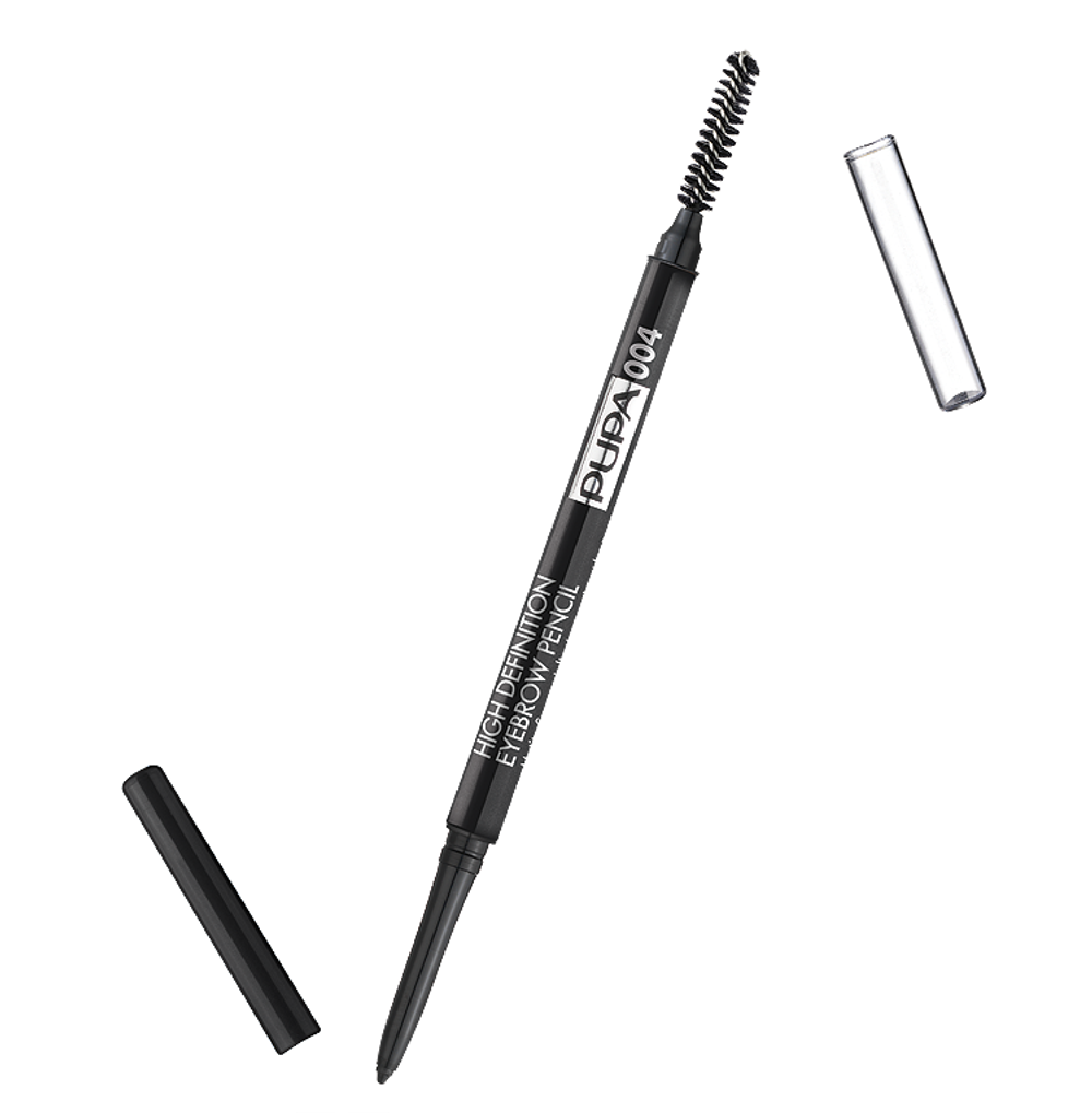 Pupa Карандаш для бровей High Defition Eyebrow Pencil, тон №004, Экстра-темный, 1 гр