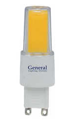 Лампа светодиодная General Lighting Systems GLDEN-G9-12-COB-220-6500 661656, 10 шт./уп.