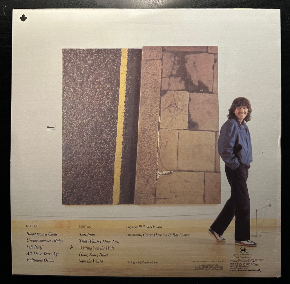 George Harrison- Somewhere In England (Канада 1981г.)