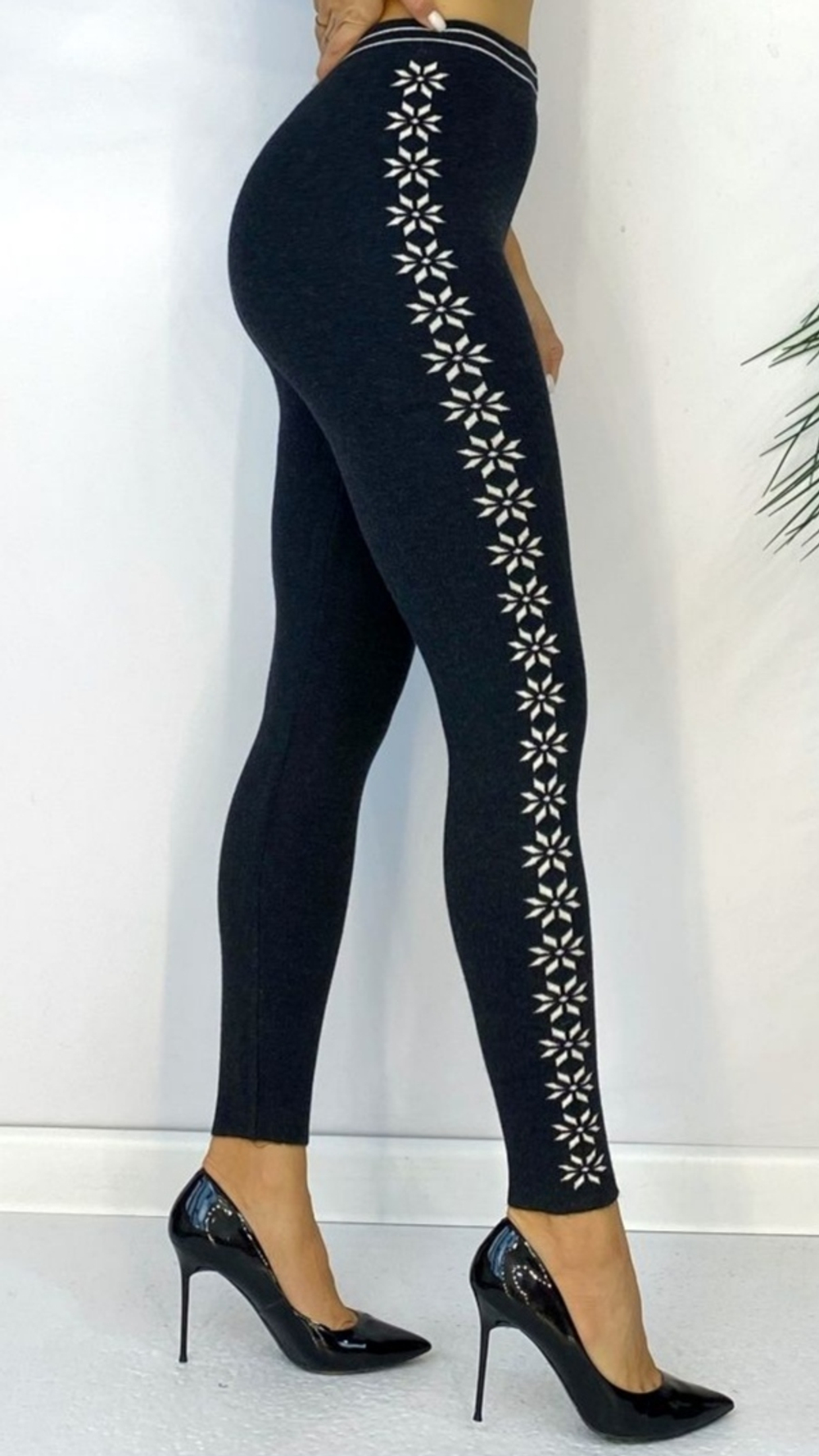 [m]Лосины женские Монголия с рисунком Ш004