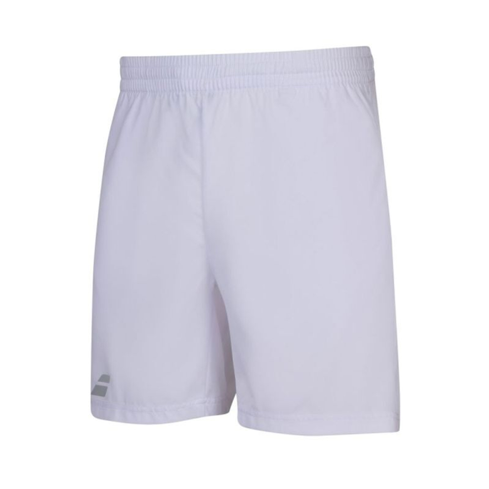 Шорты для мальчика теннисные Babolat Play Short Boy - white/white
