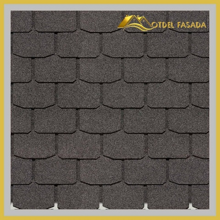 Гибкая черепица Docke PIE EUROPA SLATE 3.1м2/уп Серый