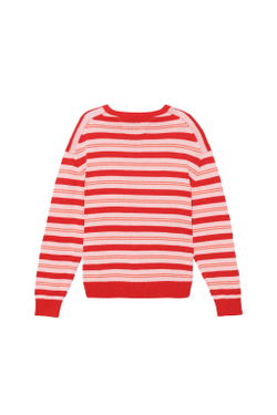ZARA X BENITO ANTONIO СВИТЕР ИЗ СМЕСОВОГО ХЛОПКА, КРАСНЫЙ