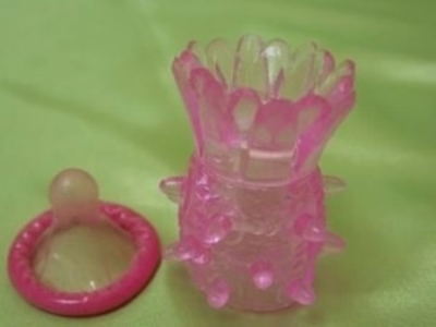 Насадка на фаллос розовая