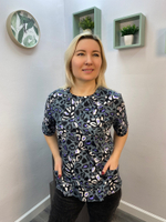 Футболка женская "Д-20/2 К.Л" набивка (СТИЛЬ)