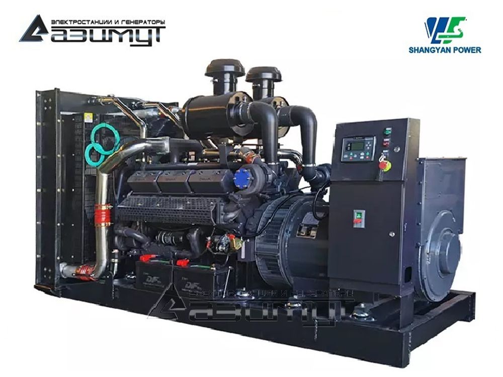 Дизельный генератор Азимут АД-600С-Т400-2РМ16 Shangyan c автозапуском