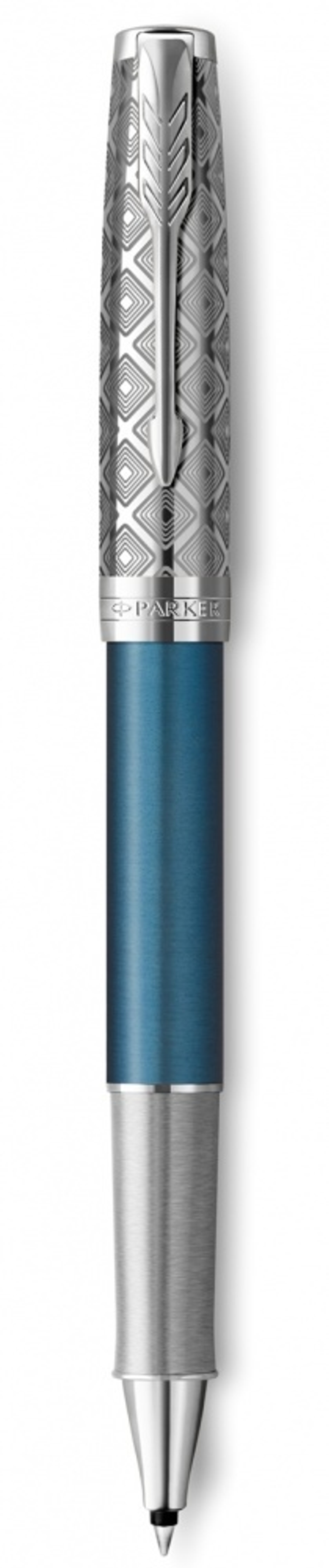 Ручка-роллер Parker Sonnet Premium Refresh BLUE CT, стержень: F, цвет чернил: black, в подарочной упаковке