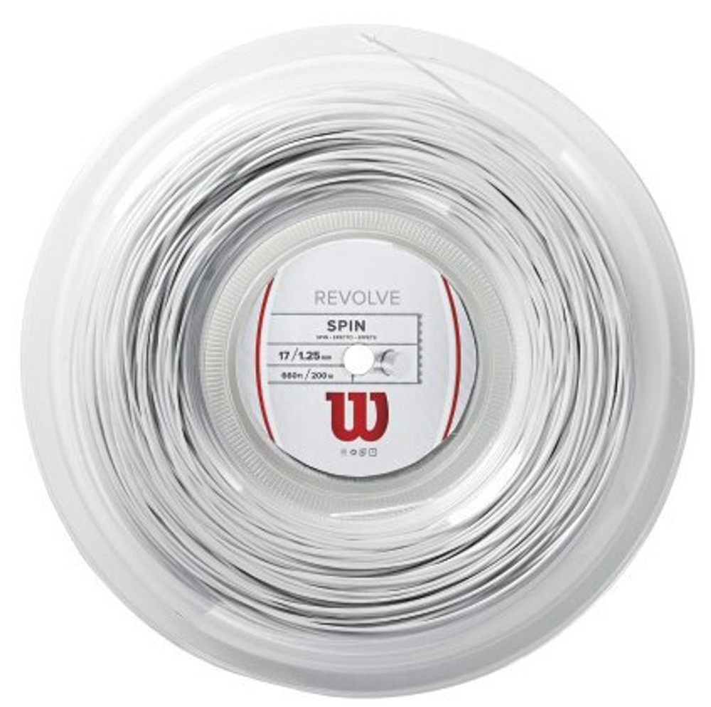 Теннисные струны Wilson Revolve (200 m) - белый