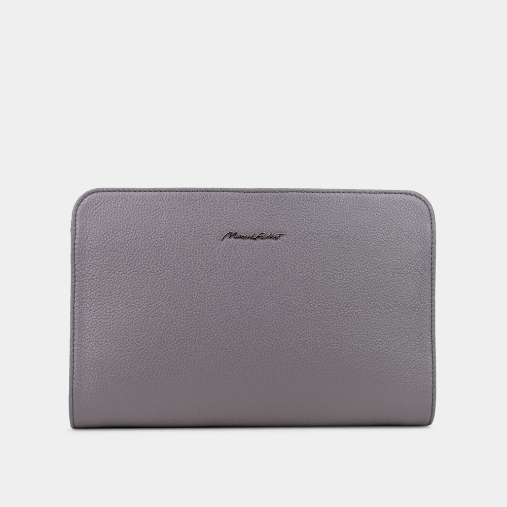 Сумка Emilie из кожи теленка, фиолетового цвета