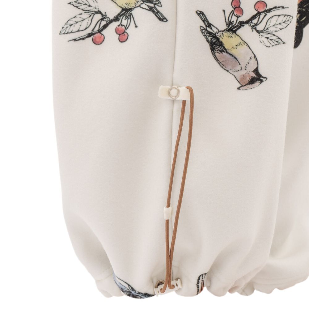 Брюки Called a Garment Флисовые Birds Женские Молочные