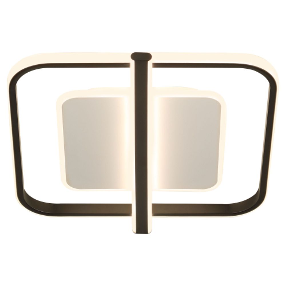 Светильник потолочный светодиодный ЭРА Модерн Franco CLL-1-107W 3K-6K RC BK с ДУ черный | Светильники SPB-6 с ДУ