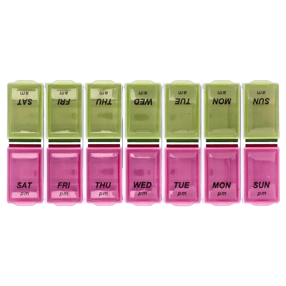 Apex, Detach N' Go™, органайзер для таблеток с учетом приема 2 раза в день, размер XL, 1 шт.