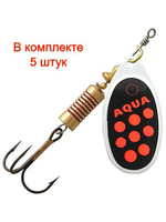 Блесна вертушка AGLIA 06,0g, лепесток № 3, цвет A0-06