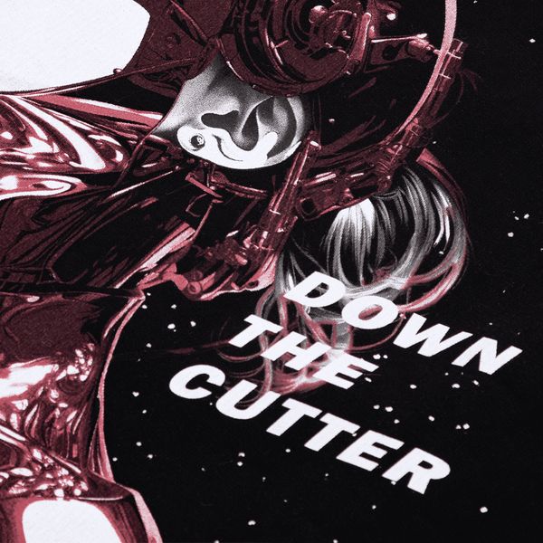 Худи Down the Cutter Heavycotton Peach черный - фото 3