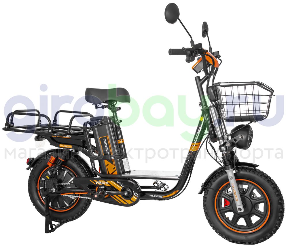 Электровелосипед Kugoo Kirin V3 PRO (60V/21Ah) 2025 года внедорожная резина фото №3