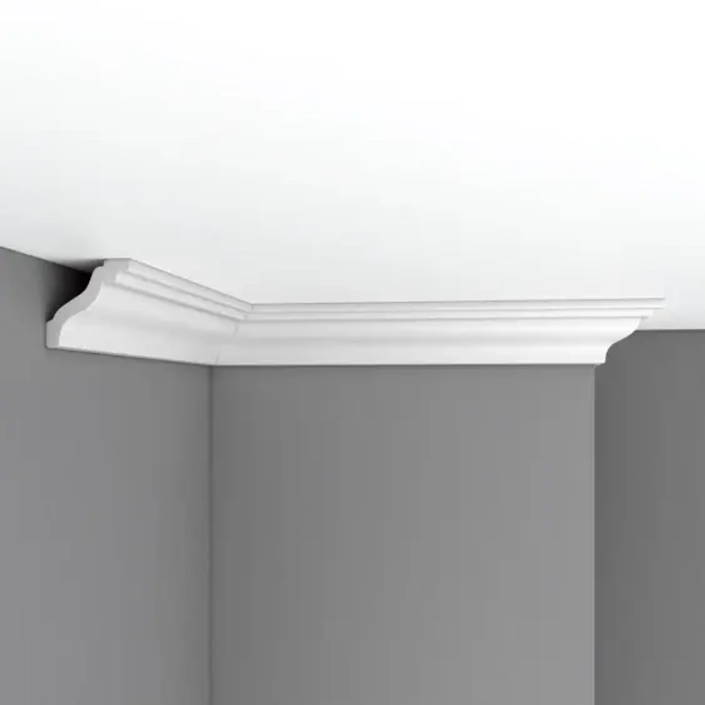 Плинтус потолочный гладкий DECOMASTER 96105 (60*60*2400мм)