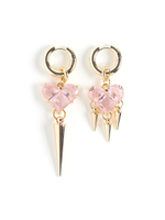 Серьги "Pink soul 4 Thorns" Gold