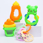 2072838/Набор погремушек (4 шт в упак) с прорезывателями, в/п 26*17,5 см/12