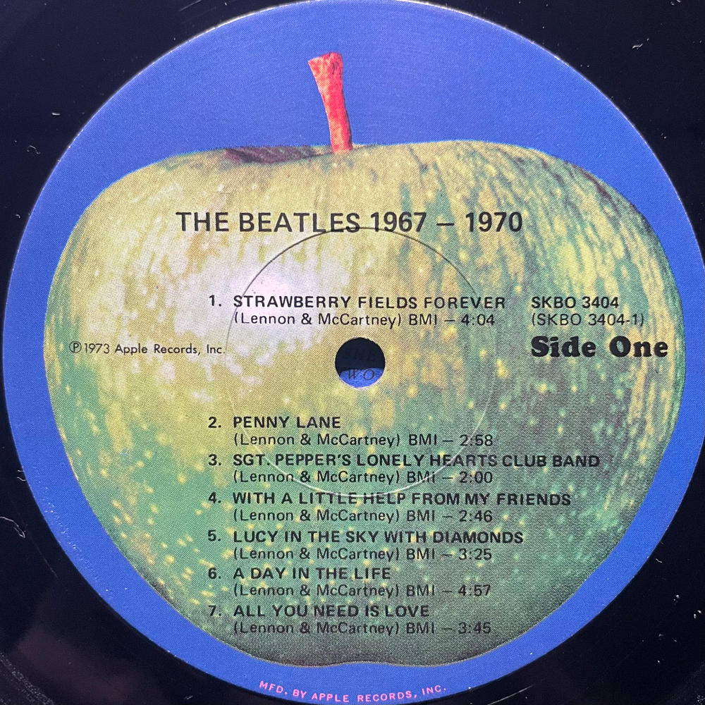 The Beatles - 1967-1970 2LP (США 1973г.)