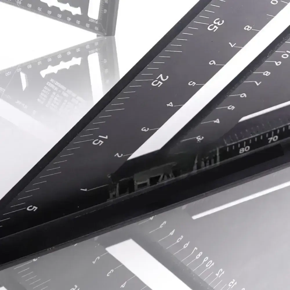 Линейка/угольник 260мм х 180мм, Алюминий