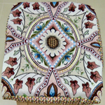 Чехол гобеленовый для табурета "ДВ.", дизайн: 173, размер 32*32см, Россия.