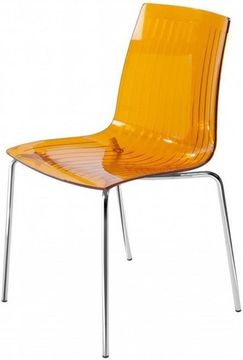 Стул прозрачный янтарный X-Treme S