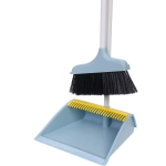 Набор для уборки, щетка для пола с совком «Практик» синий 8015