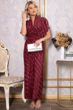 Платье Исландия (бордовое) П14814-30М LT Collection