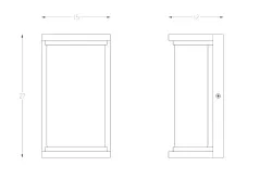 Уличный настенный светильник Arte Lamp