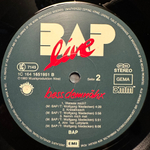 BAP - Live - Bess Demnahx 2LP (Германия 1983г.)