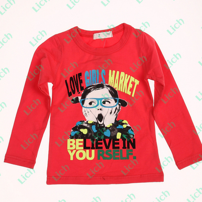 Лонгслив Love Girls Market с принтом девочки