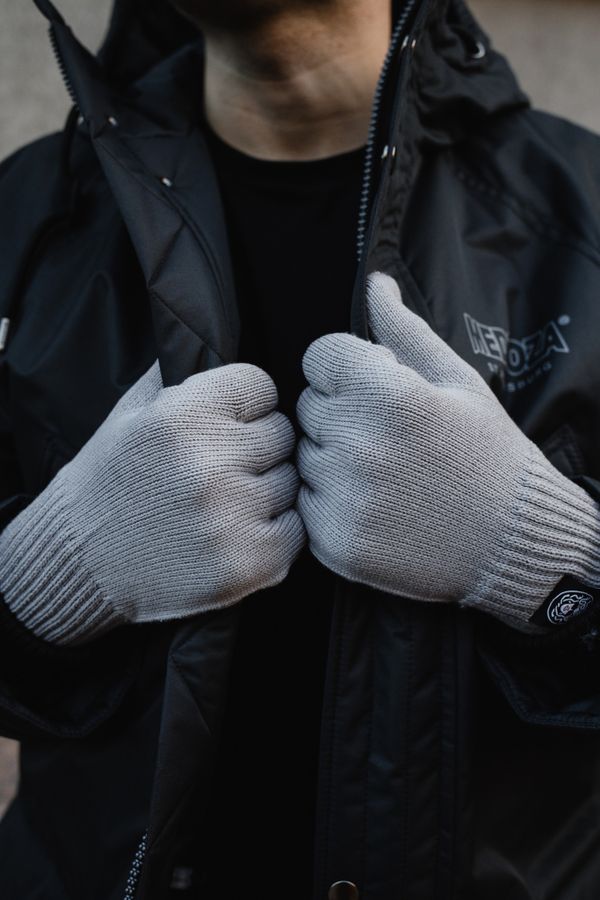 Перчатки MEDOOZA "Classic" Серые - фото 1