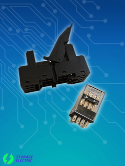 Промежуточное реле 24В DC, 4 контакта 5А, с колодкой