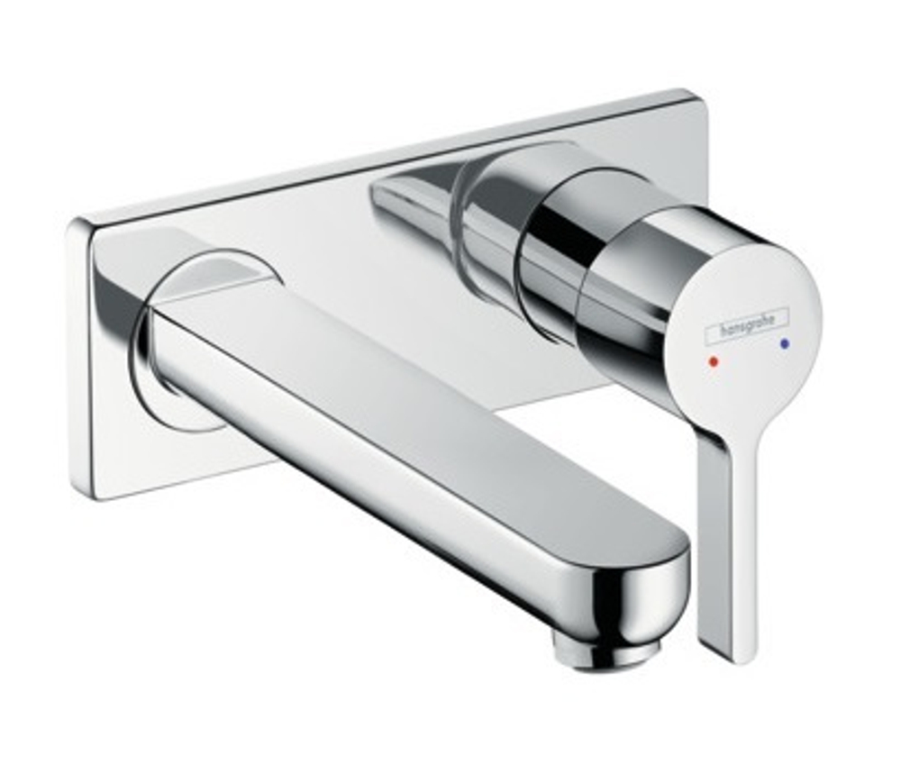 Смеситель 31163000 Metris S для раковины, однорычажный, излив 225 мм, СМ (нужна СЧ 13622180)