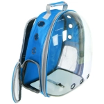 Рюкзак - переноска для животных «ЛЮБИМЫЙ БРО», цвет синий, 27*33*43см/до 7кг (Пакет и Лейбл)