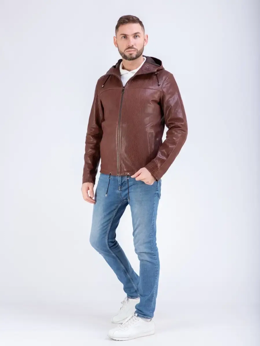 Куртка мужская  из натуральной кожи