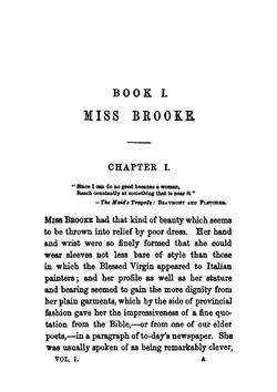 Middlemarch, by George Eliot. Vol. 1 | Mary Ann Evans