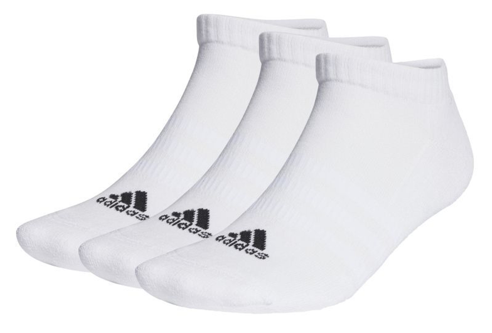 Теннисные носки Adidas Cushioned Low-Cut Socks 3P - белый