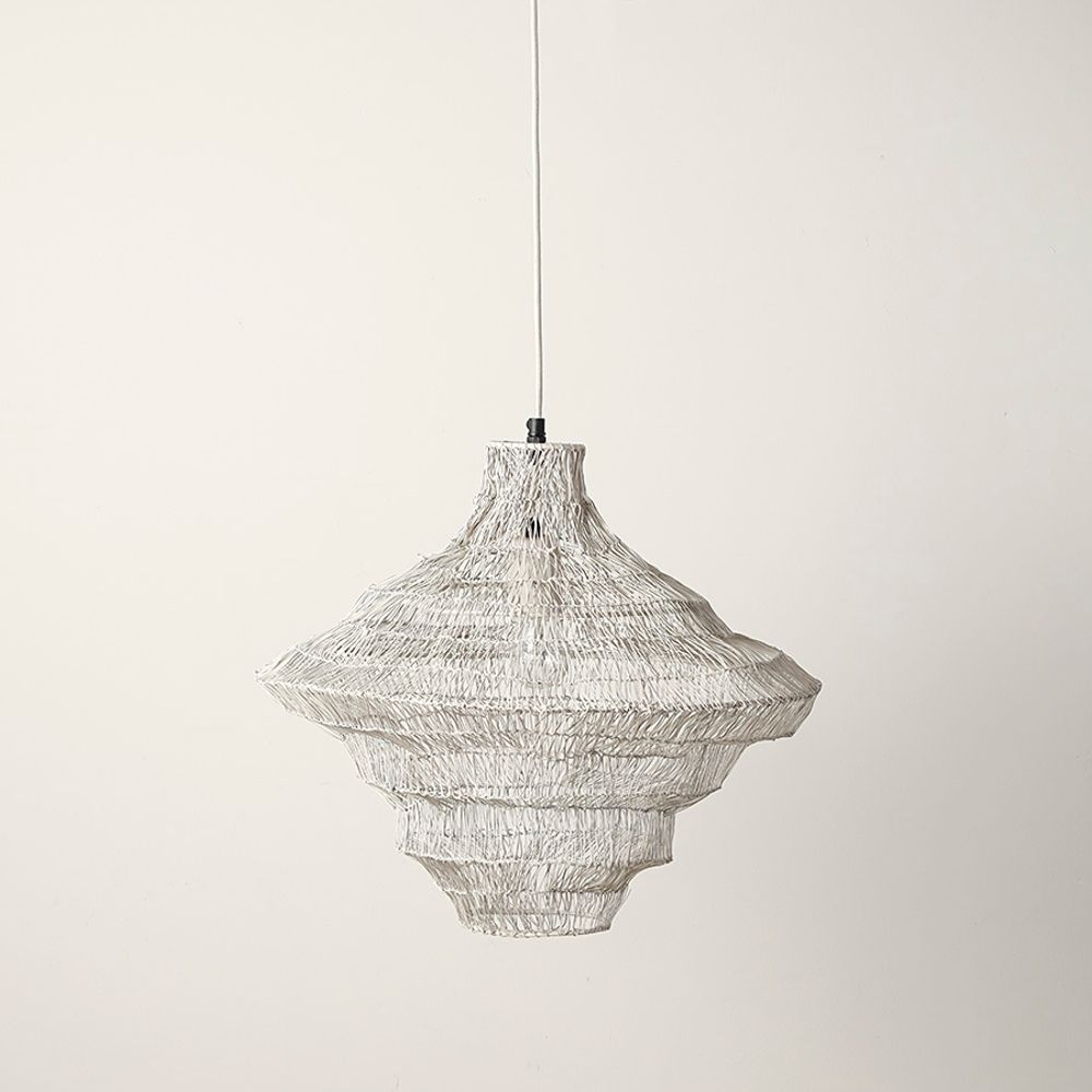 Светильник подвесной Vinger, Ø45х50 см, бежевый