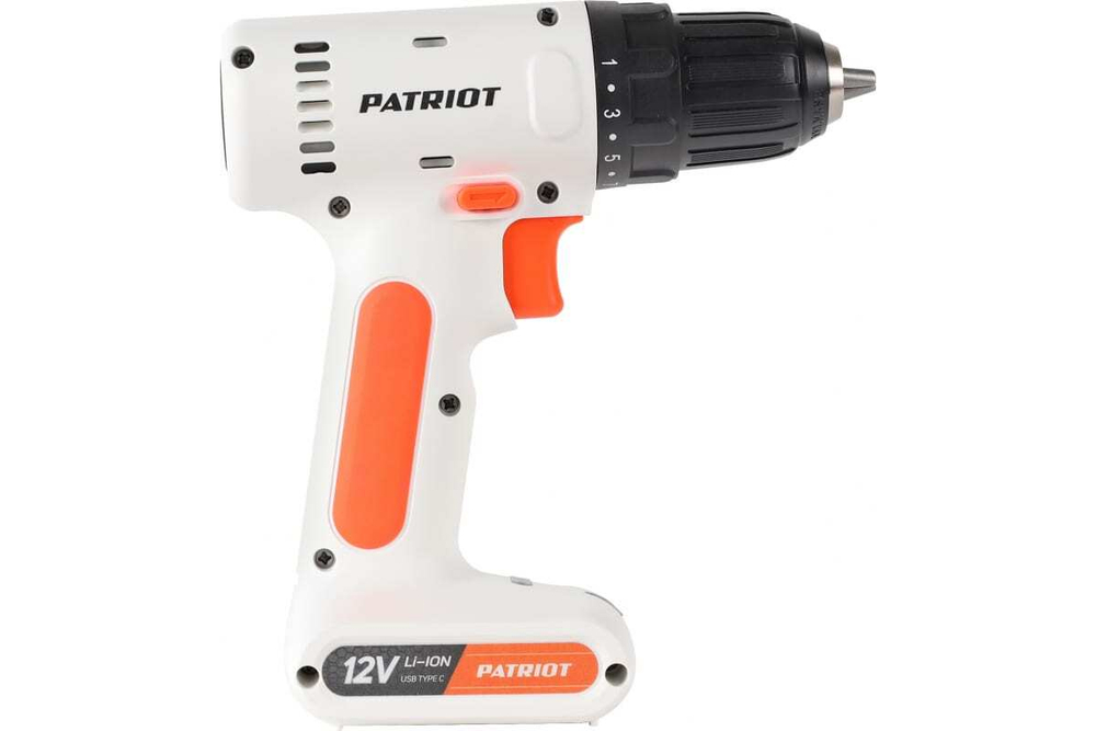 Аккумуляторная дрель-шуруповерт PATRIOT BR 113Li 180301113, 0-800 об/мин, 0.89 кг