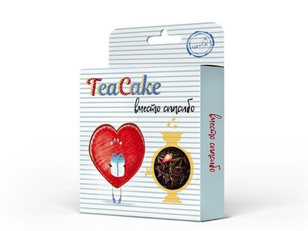 Чайный тортик TeaCake Вместо Спасибо, 50 г (2,4 б)
