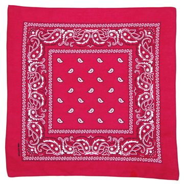 Бандана Малиновая с белыми капельками (010)