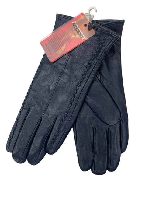 Перчатки. Женские. Материал верха: Кожаные. Подклад: плюш-флис.В упаковке 5 шт.