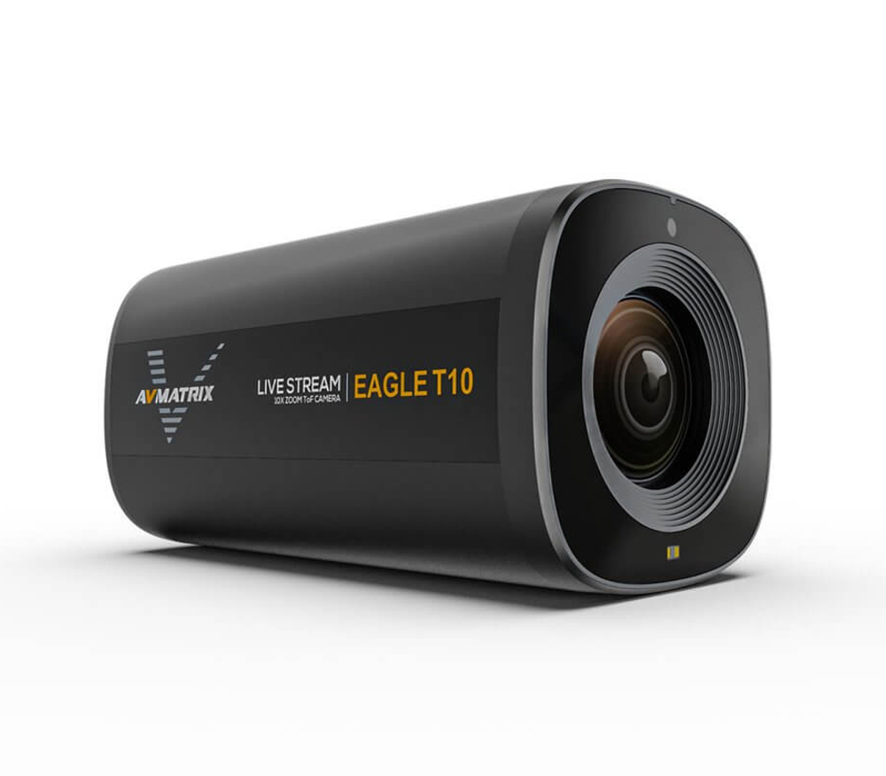 TOF-камера AvMatrix Eagle T10 для стриминга, 10x оптический зум