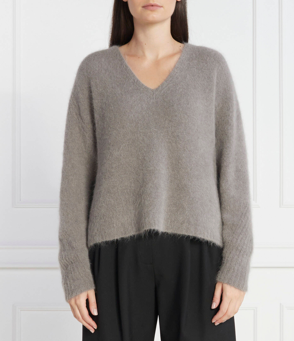 Хлопковый свитер amedea Marella - серый(33661936)