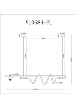 Светильник подвесной светодиодный Moderli V10684-PL True