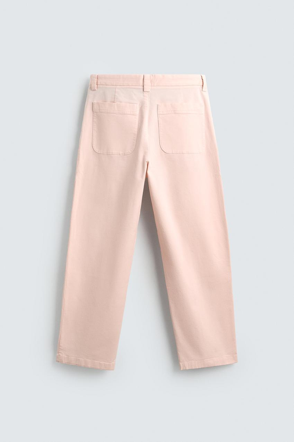 ZARA БРЮКИ ЧИНОС RELAXED FIT, ЦВЕТ РОЗОВОГО ДЕРЕВА